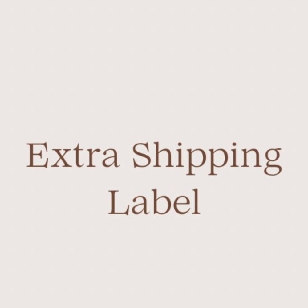 Extra Shipping Label